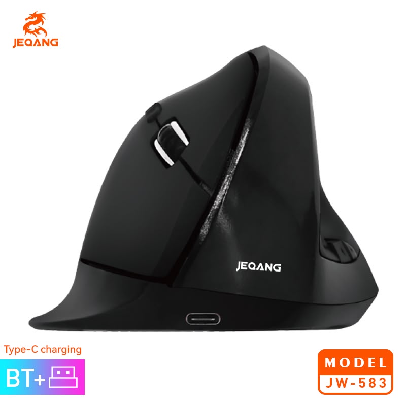 JEQANG JW-583 2.4 GHz Bağlantı Alıcılı Kablosuz Dikey Optik Mouse