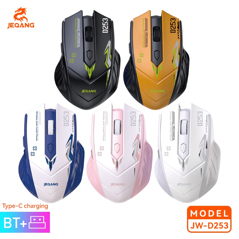 JEQANG JW-D253 2.4 GHz Bağlantı Alıcılı Kablosuz Oyuncu Mouse