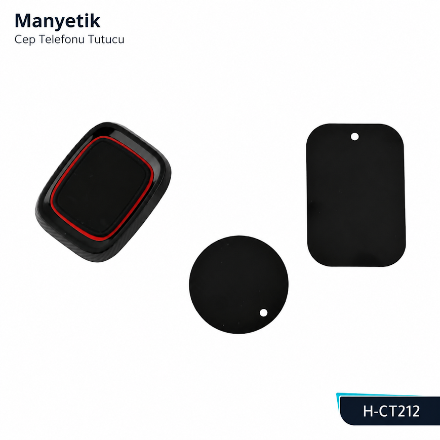 GLR H-CT212 Manyetik Orta Konsol Araç Telefon Tutucu