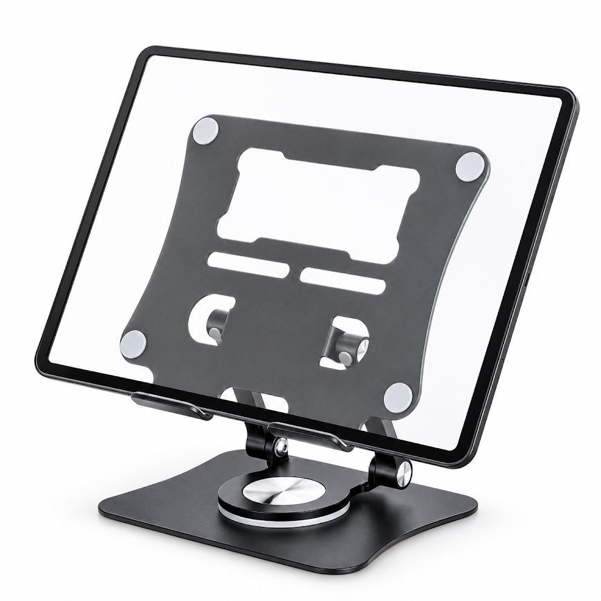 GLR G68 360 Derece Dönen Katlanabilir Metal Tablet Telefon Standı