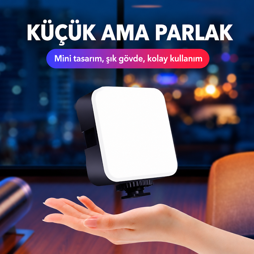 GLR AY-49 Tripod Video Fotoğraf LED Işığı