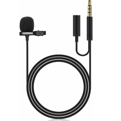 Kruxon ZR255 JH043A JACK KULAKLIK GİRİŞLİ KABLOLU MİKROFON