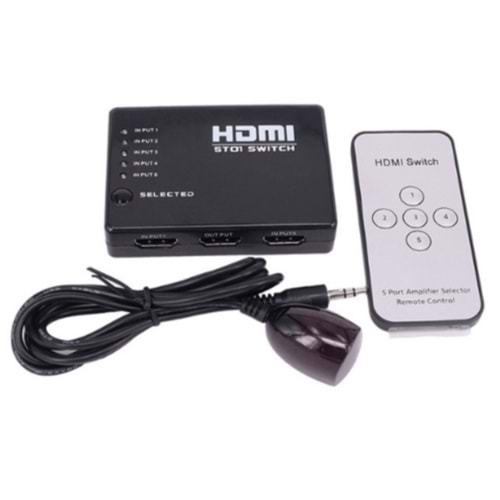 Kruxon ZR274 501 HDMI 5 PORT SWİTCH