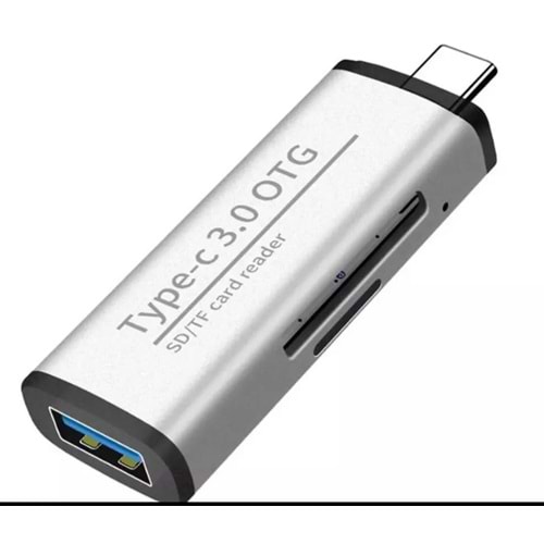 Kruxon ZR427 ADS103 TYPE-C CARD READER USB HUB