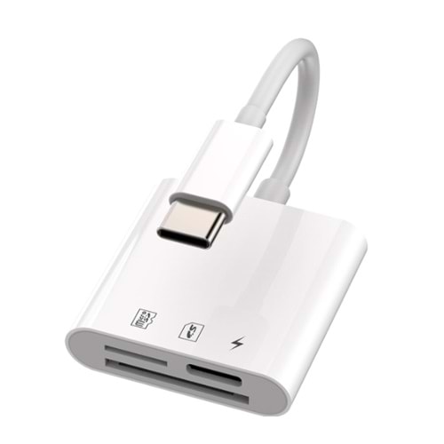 Kruxon ZR498 NK-1011TC TYPE-C 3 İN 1 MEMORY CARD READER