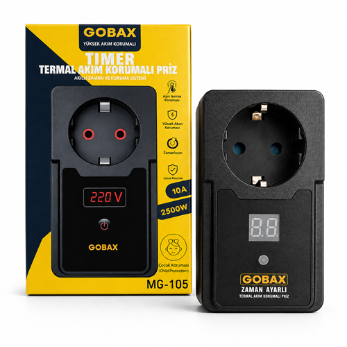 GOBAX MG-105 AKIM KORUMALI PRİZ