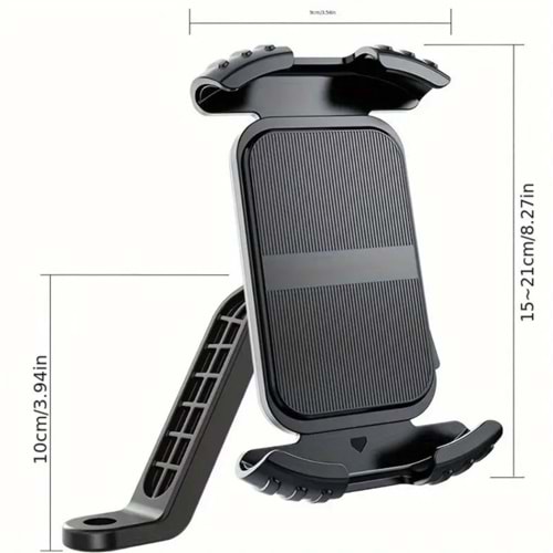 Kruxon ZR763 YX23-MT MOTOSİKLET AYNA TELEFON TUTUCU
