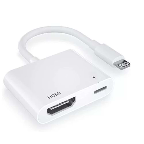 Kruxon ZR777 PRO L8 3SE LİGHTNİNG HDMI DİGİTAL AV ADAPTÖR