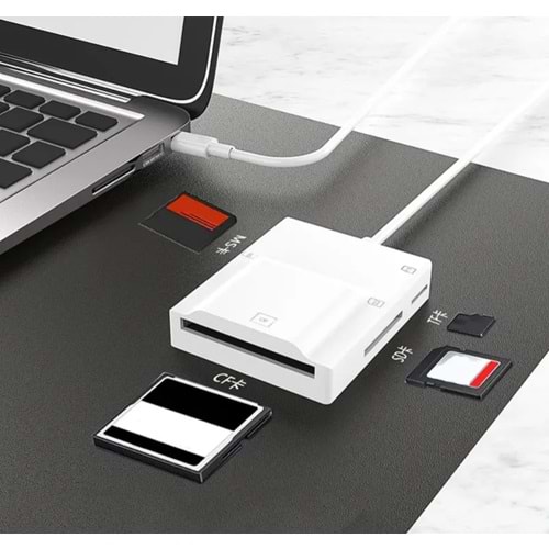 Kruxon ZR780 NK-3057H TYPE-C 3.0 4 İN 1 CARD READER