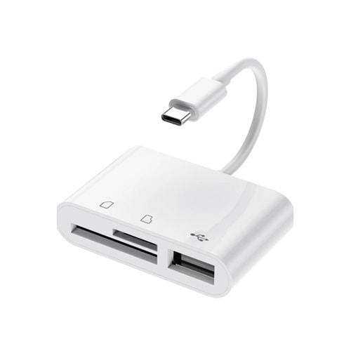 Kruxon ZR823 TYPE-C SD MİCRO SD CARD READER