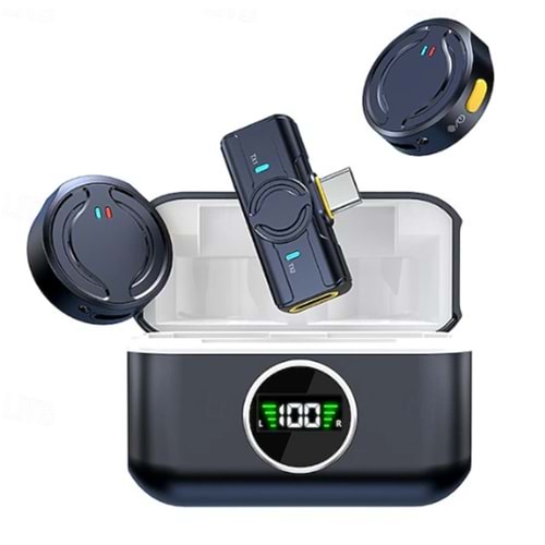 Kruxon ZR984 Q81 TYPE C LİGHTNİNG MIKNATISLI MİKROFON
