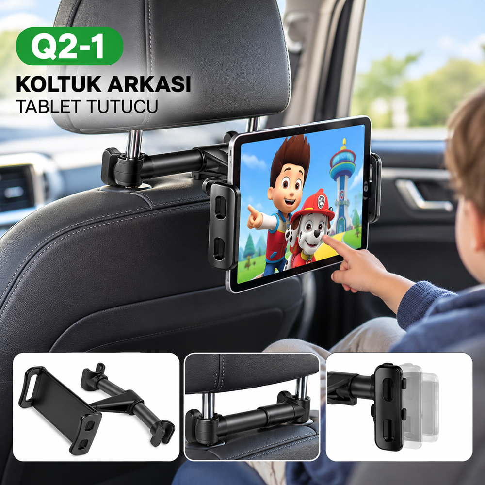 Kruxon ZR226 Q2-1 KOLTUK ARKASI TABLET TUTUCU