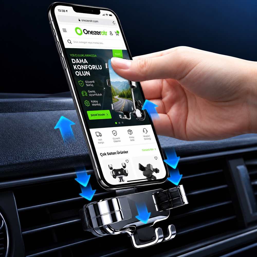 ZR518 KLİMA TİPİ ARAÇ TUTUCU AIR OUTLET IN-CAR