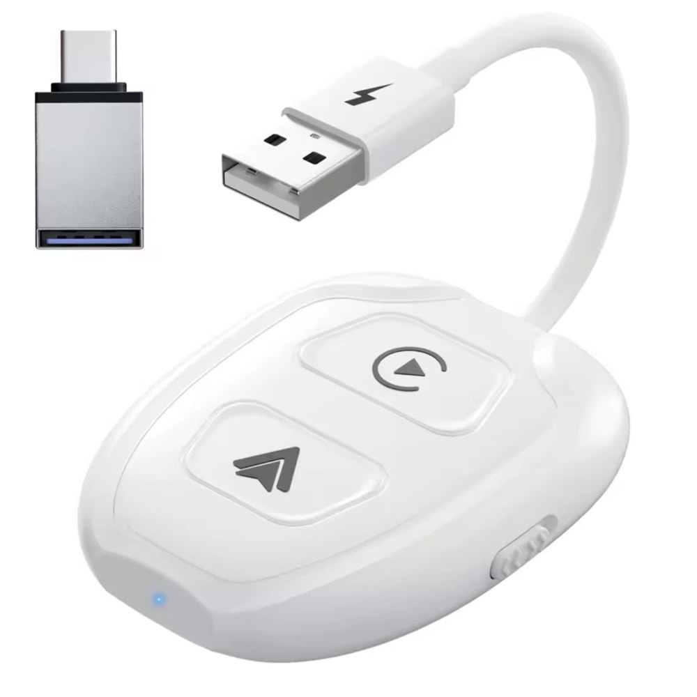 Kruxon ZR548 LİGHTNİNG WİRELESS CARPLAY DONGLE