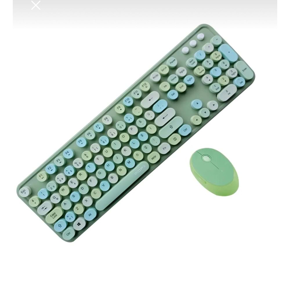 TR MOFİİ SWEET YEŞİL KLAVYE MOUSE SET