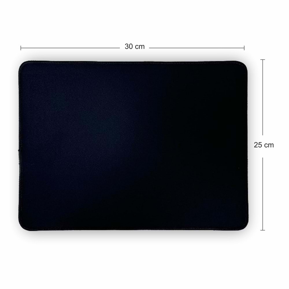 Kruxon ZR635 25X30 SİYAH MOUSE PAD