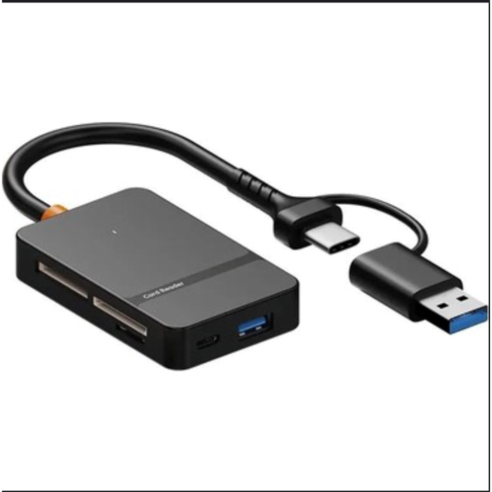 Kruxon ZR783 ADS-316 TYPE-C + USB 8 İN 1 CARD READER 5GBPS