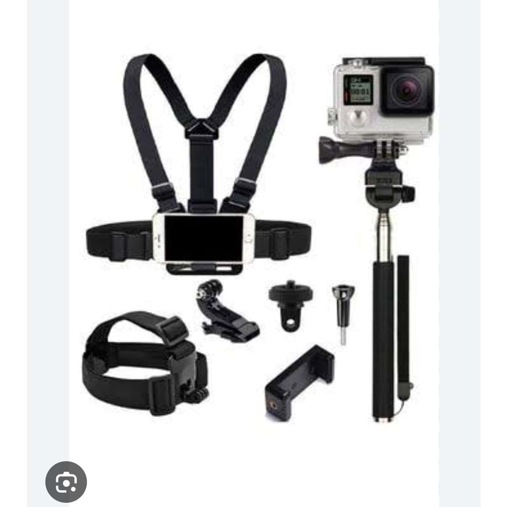 Kruxon ZR883 GO-PRO 8 İN 1 APARAT