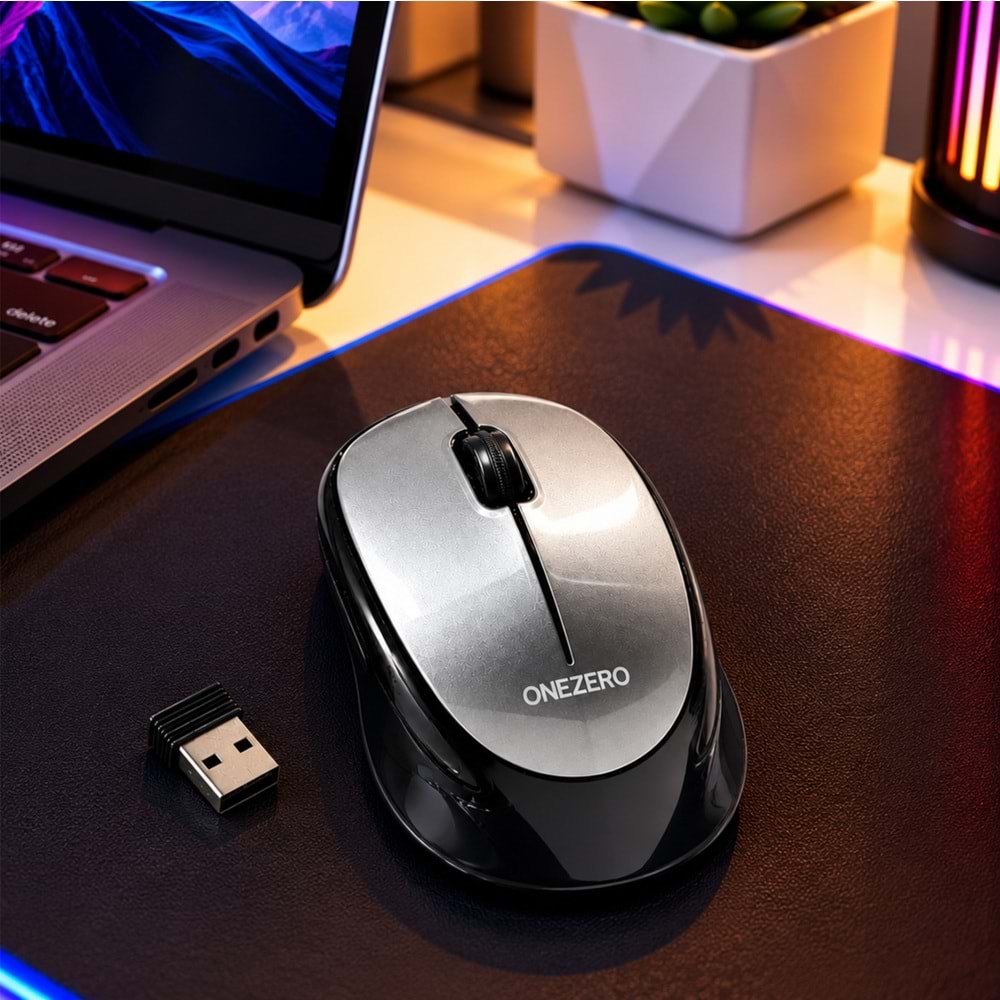Kruxon ZR880 GRİ WİRELESS MOUSE