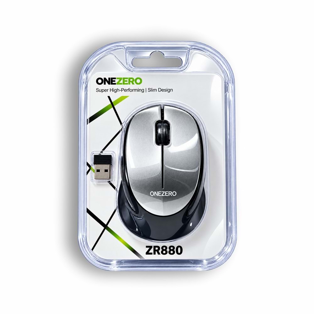 Kruxon ZR880 GRİ WİRELESS MOUSE