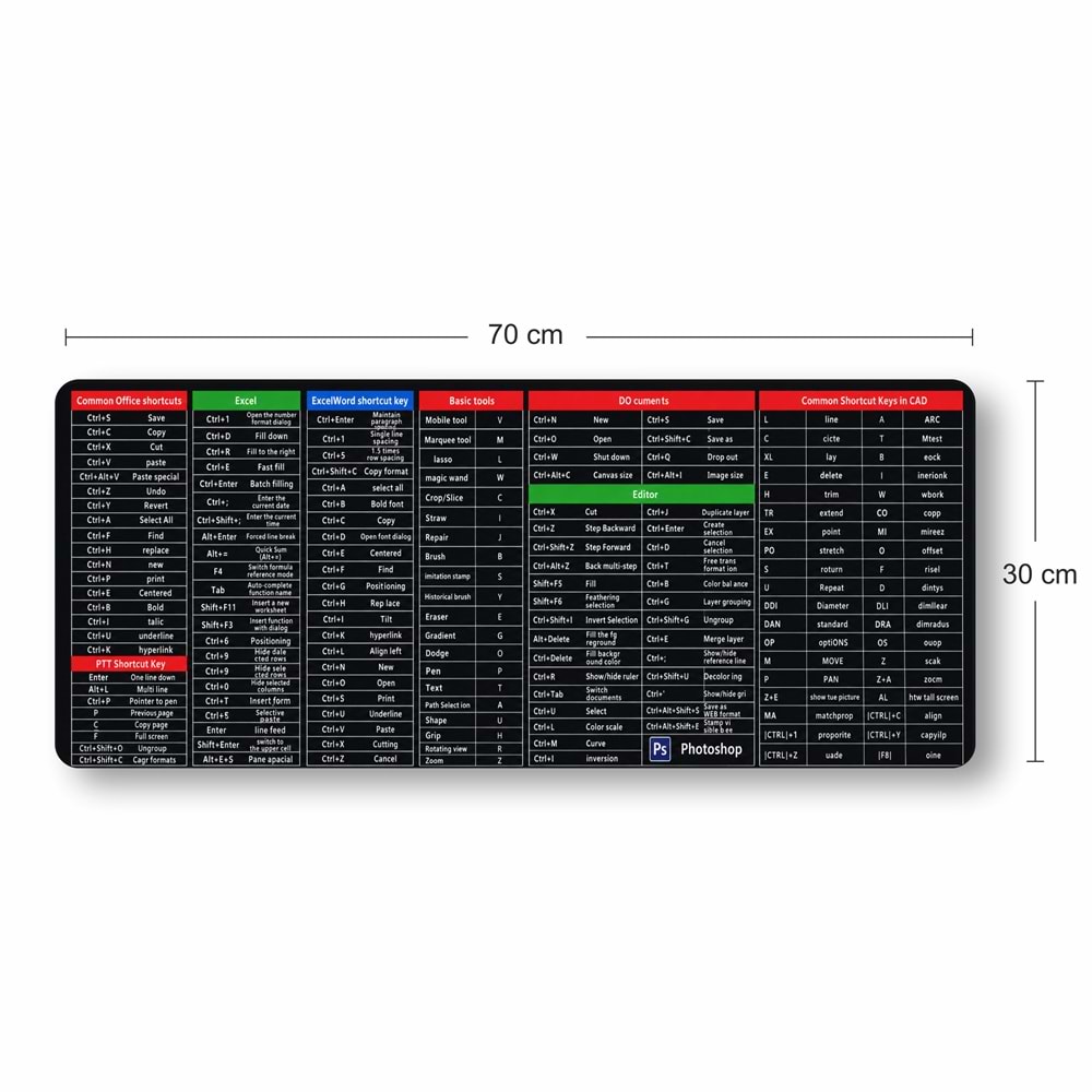 Kruxon ZR915 PC KISAYOLLAR MOUSE PAD 70X30