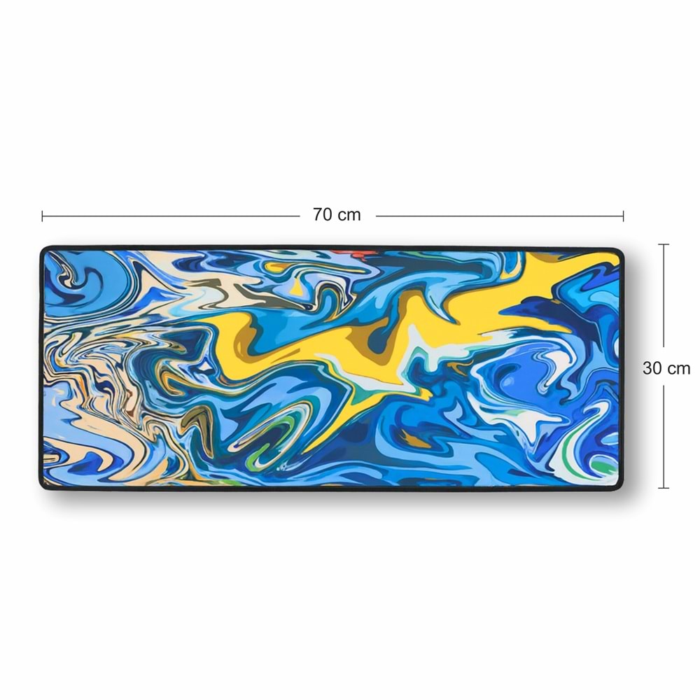 Kruxon ZR916 MAVİ GRAFFİTİ MOUSE PAD 70X30