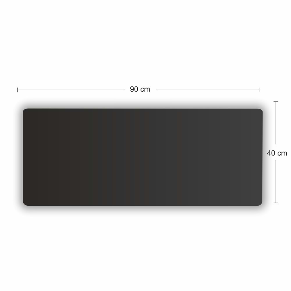 Kruxon ZR919 90X40 SİYAH MOUSE PAD