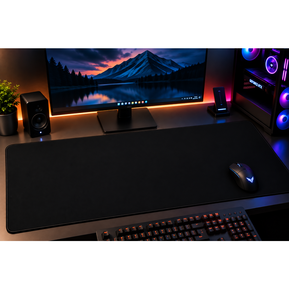 Kruxon ZR919 90X40 SİYAH MOUSE PAD