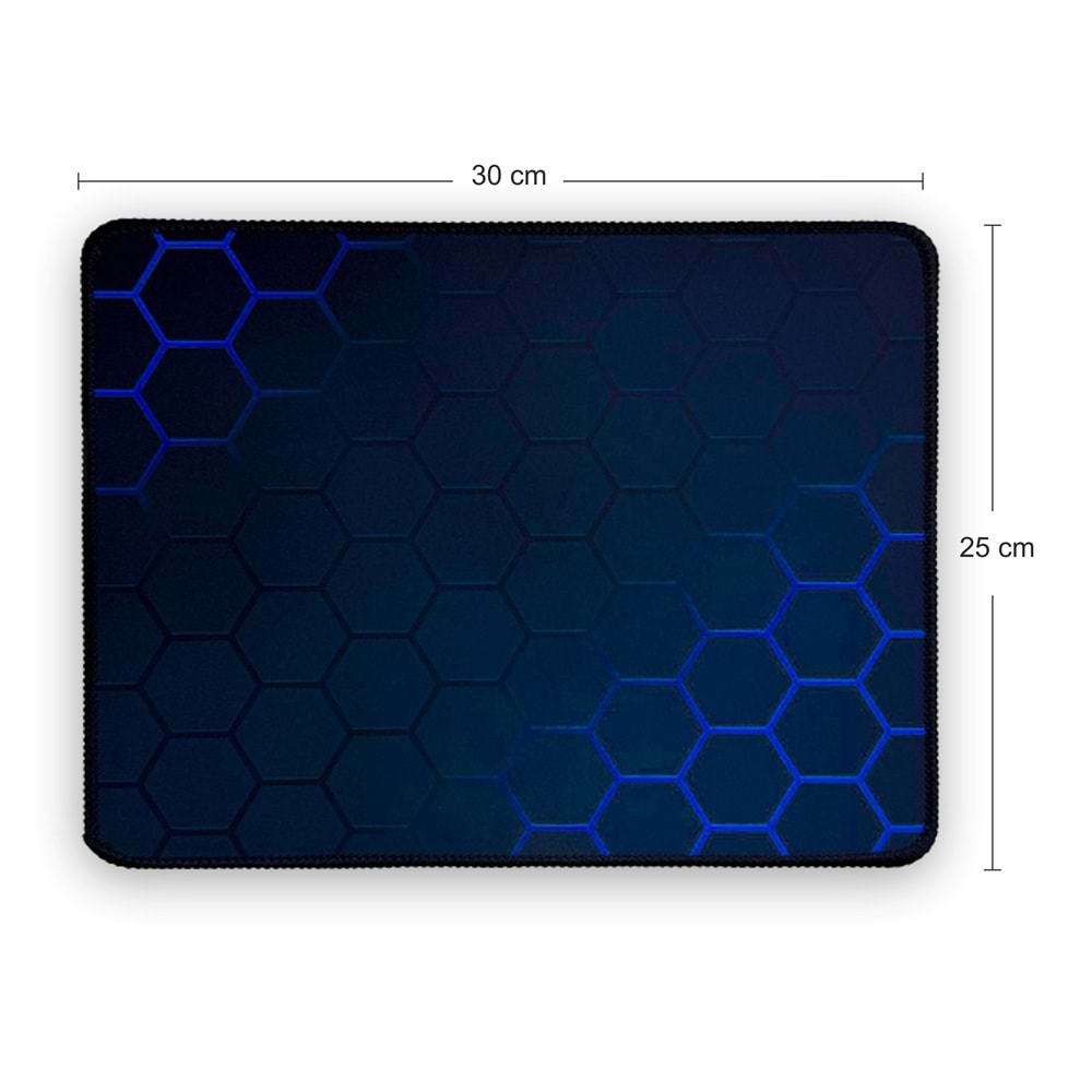 Kruxon ZR920 25X30 MAVİ PETEK MOUSE PAD
