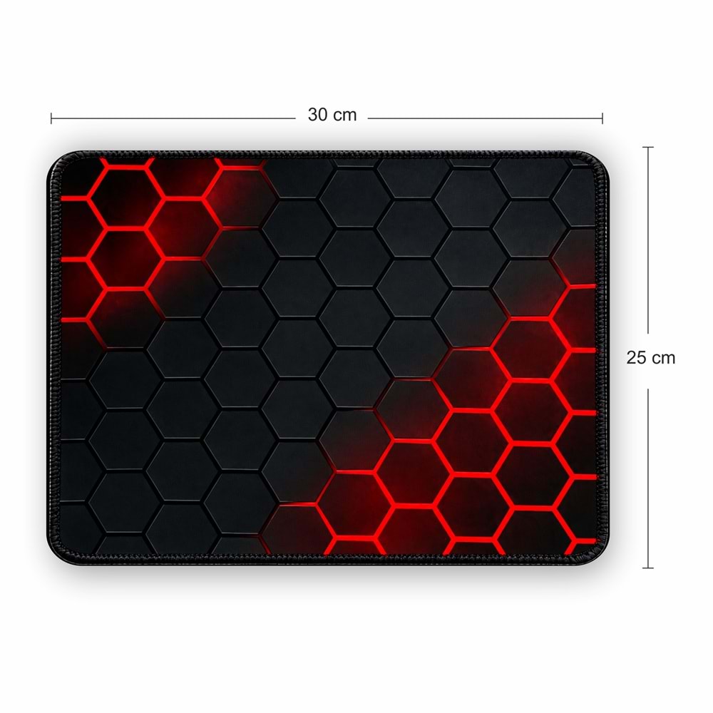 Kruxon ZR921 KIRMIZI PETEK MOUSE PAD 25X30