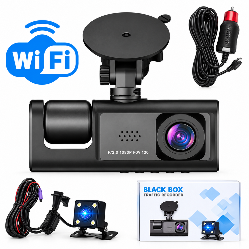 ZR1151 Kruxon BLACK BOX TRAFFİC RECORDER 1080P ARAÇ KAMERASI