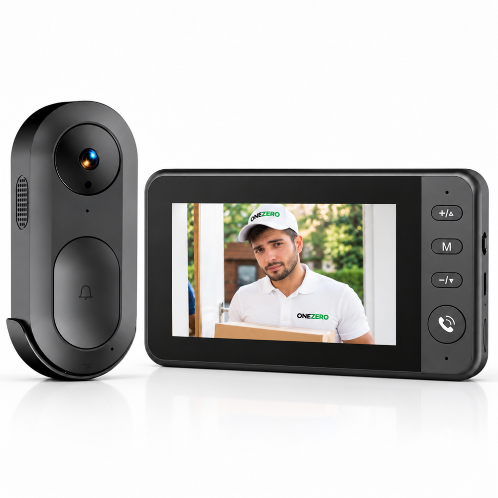 ZR1157 Kruxon 2.4G SMART HOME VİDEO DOORBELL KAPI ZİLİ