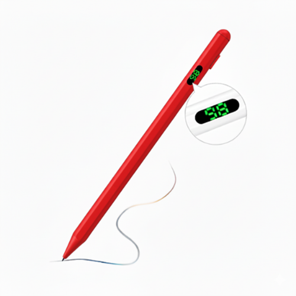 Kruxon ZR61/KIRMIZI LED GÖSTERGELİ DOKUNMATİK KALEM UNIVERSAL
