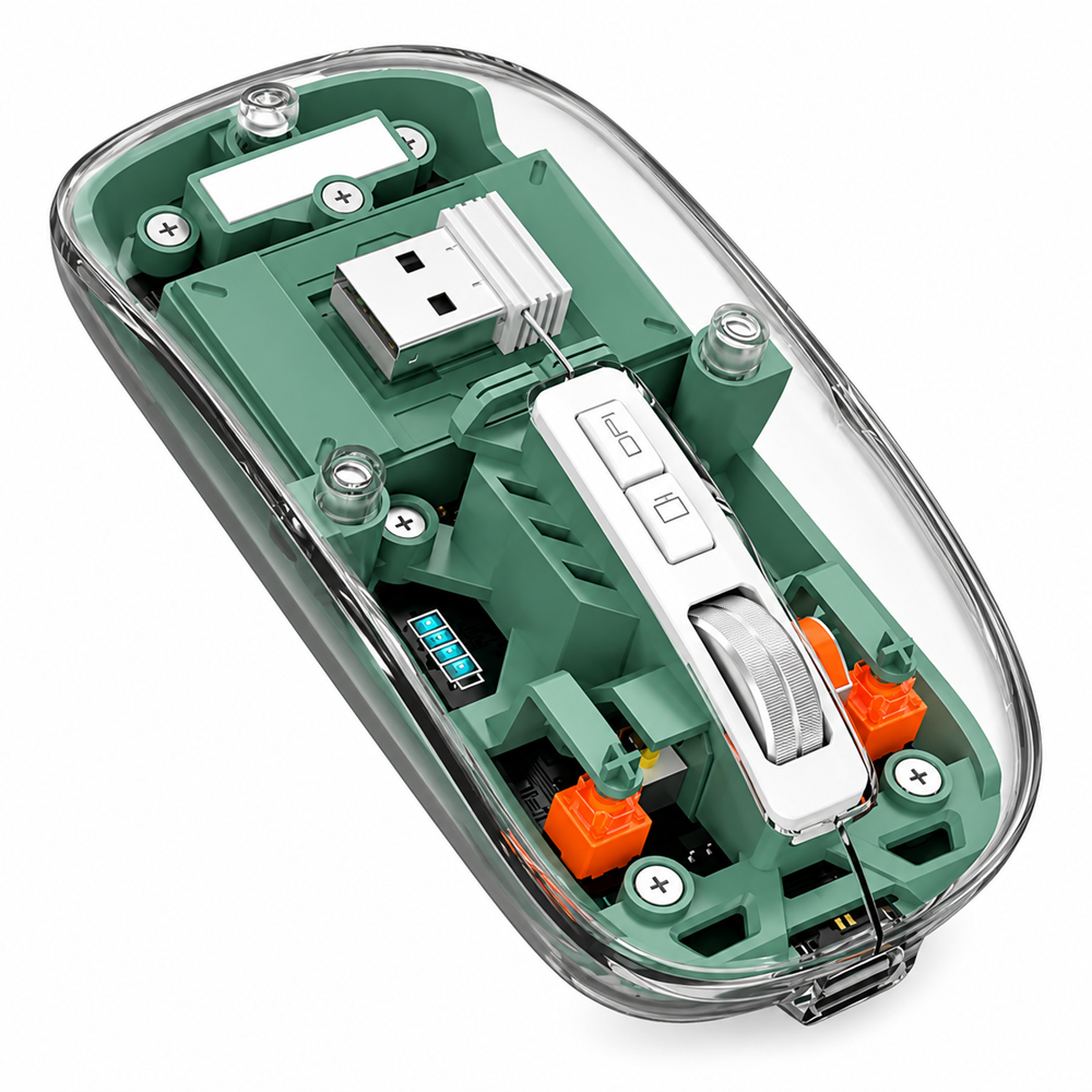 Kruxon ZR1133 YEŞİL 501 BT+ WİRELESS MOUSE