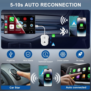 Kruxon ZR548 LİGHTNİNG WİRELESS CARPLAY DONGLE