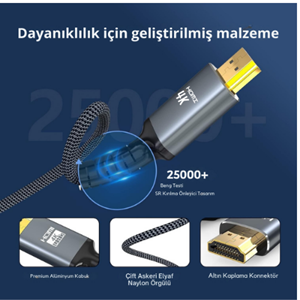 Kruxon ZR890 4K DP TO HDTV 60HZ ÇEVİRİCİ 2 M
