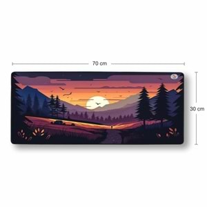 Kruxon ZR912 GÜNBATIMI MOUSE PAD 70X30