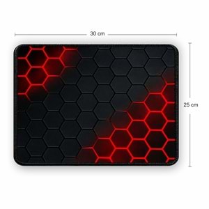 Kruxon ZR921 KIRMIZI PETEK MOUSE PAD 25X30