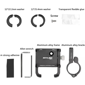 Kruxon ZR GUB PRO 3 DC MOTOSİKLET TELEFON TUTUCU