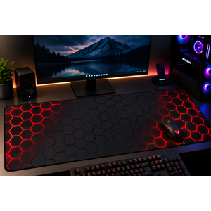 Kruxon ZR994 70X30 KIRMIZI PETEK DESEN MOUSE PAD
