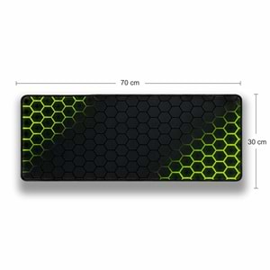 Kruxon ZR995 YEŞİL PETEK DESENLİ MOUSE PAD 70X30