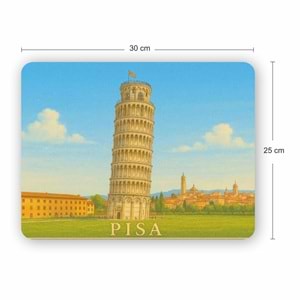 Kruxon ZR1021 PİSA KULESİ MOUSE PAD 25X30