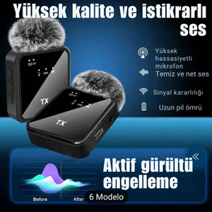 Kruxon ZR1026 F12 TYPE-C TEKLİ MİKROFON