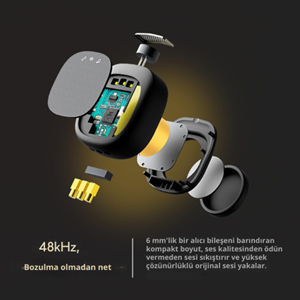 Kruxon ZR1078 D07 MİKRAFON İPHONE TYPE C