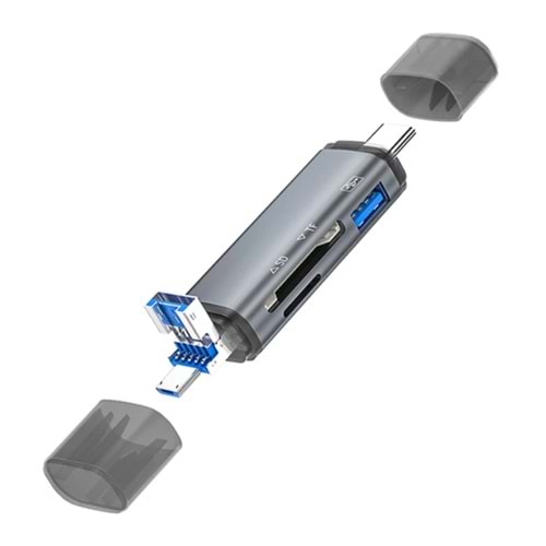 Kruxon ZR670 CARD READER 4 İN 1 OTG
