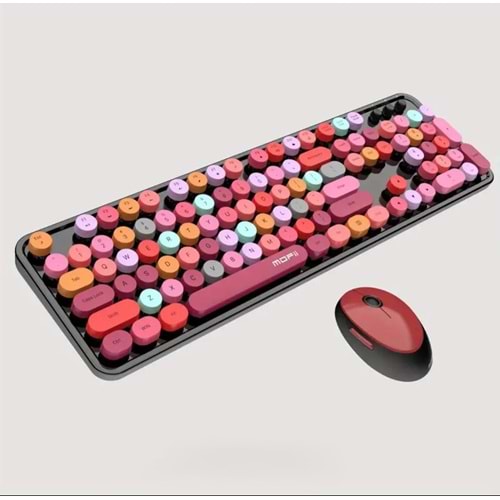 Kruxon HELLO BEAR PEMBE KLAVYE MOSUE SET