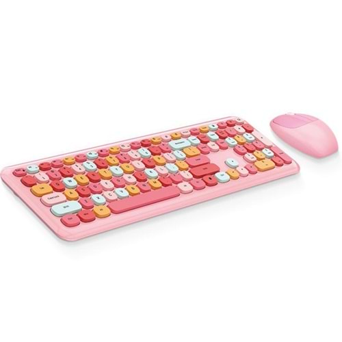 Kruxon ZR481 GRİ WİRELESS KLAVYE MOUSE SET