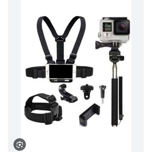 Kruxon ZR616 MAVİ GO PRO KASK APARATI