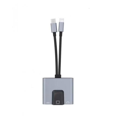 Kruxon ZR499 CM-32 LİGHTNİNG TYPE-C 3,5 MM AUX ÇEVİRİCİ
