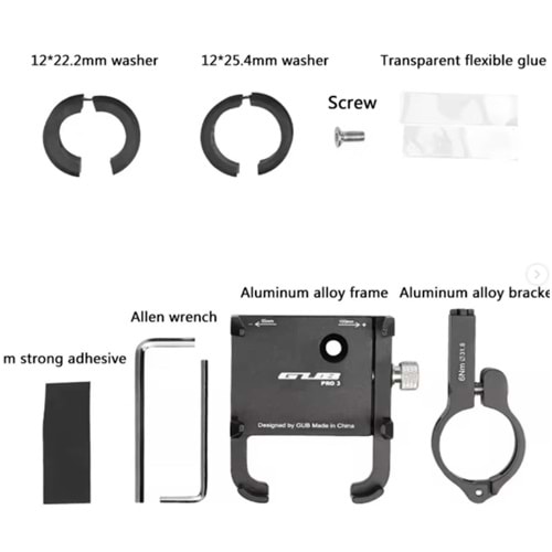 Kruxon ZR744 SH-3151 DC GİDON TELEFON TUTUCU